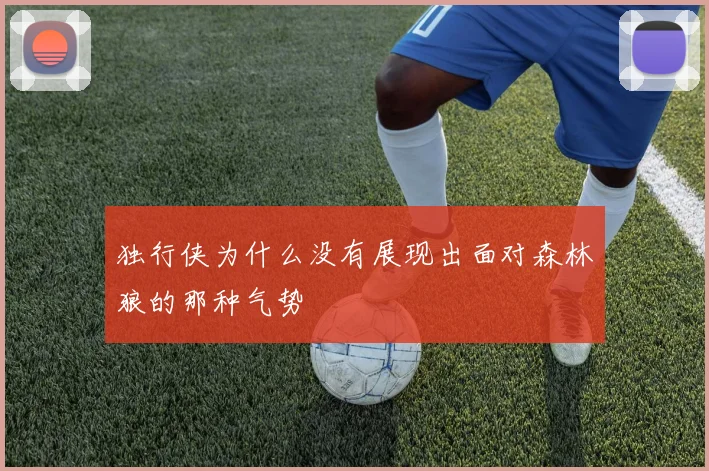 独行侠为什么没有展现出面对森林狼的那种气势