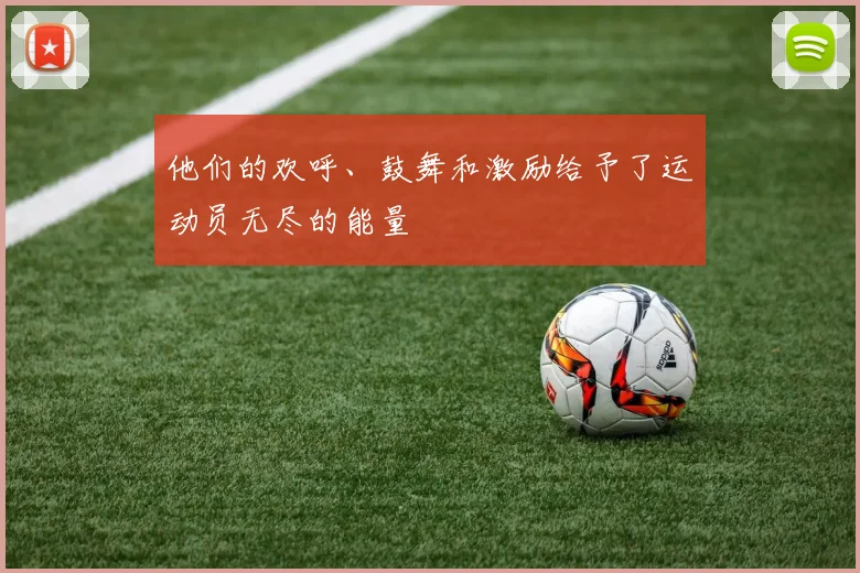他们的欢呼、鼓舞和激励给予了运动员无尽的能量